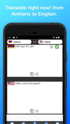 English to Amharic Translator android App screenshot 3